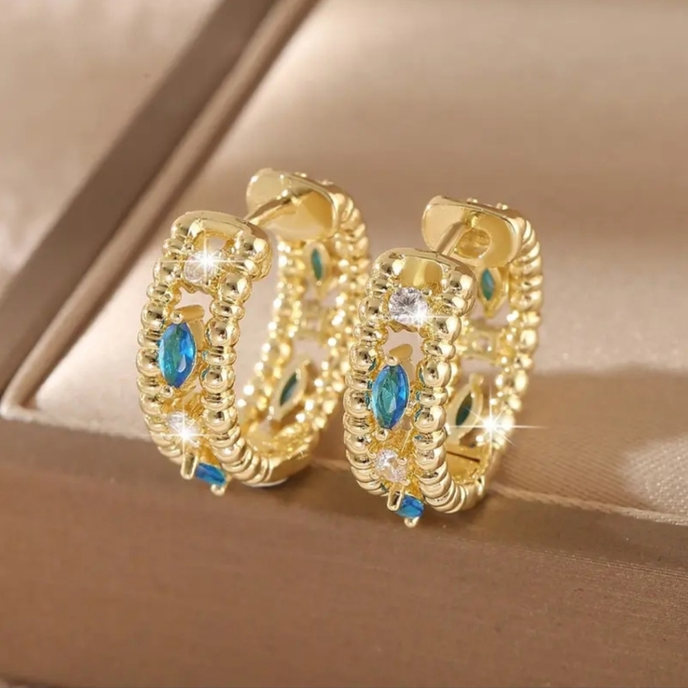 Celestial Energy Hoops - Golden Aura